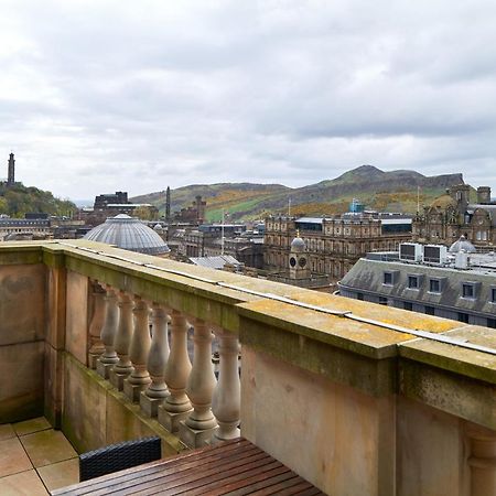 الشقق الفندقية Cheval The Edinburgh Grand المظهر الخارجي الصورة The view from the rooftop terrace